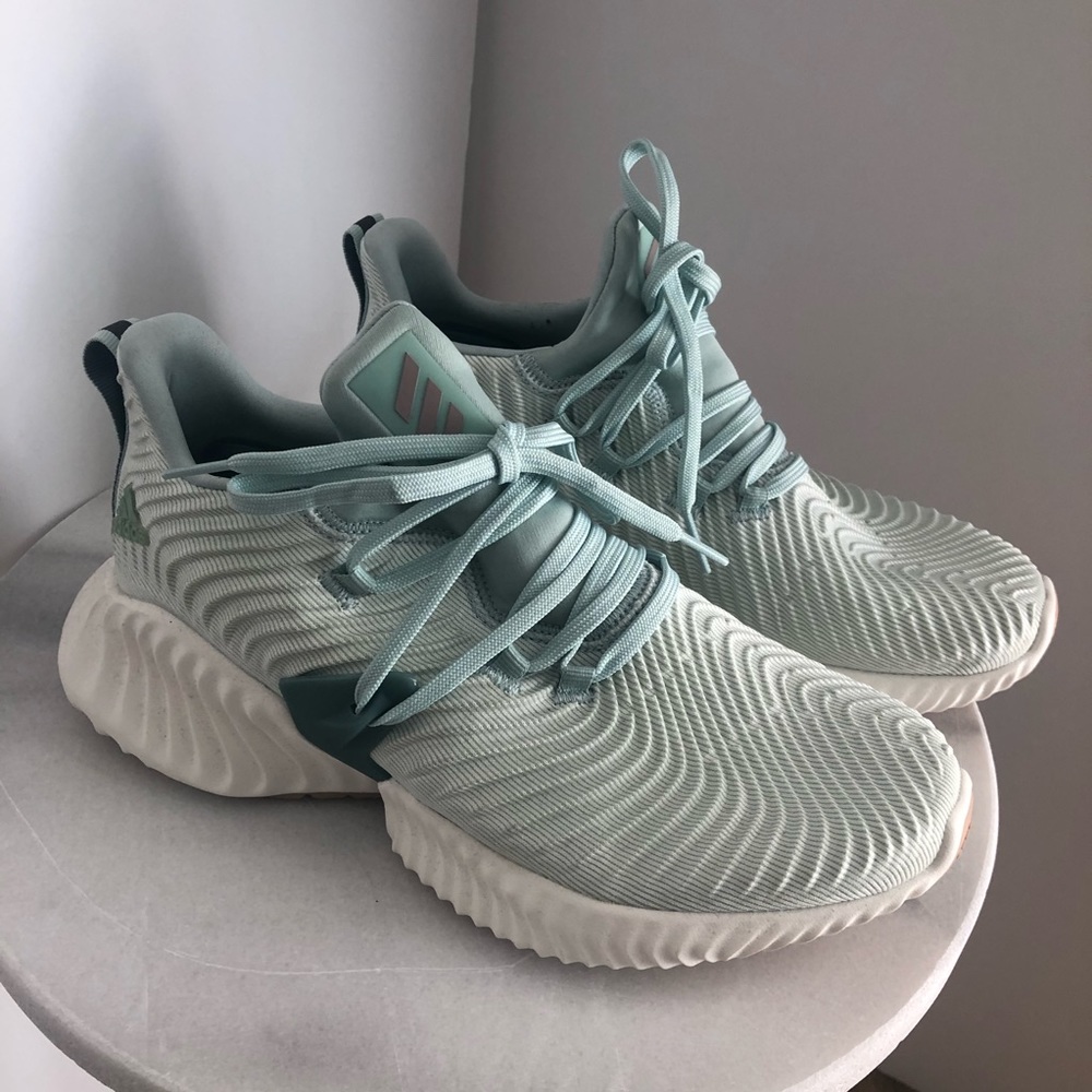 ADIDAS ALPHABOUNCE INSTINCT MINT GREEN SIZE 7